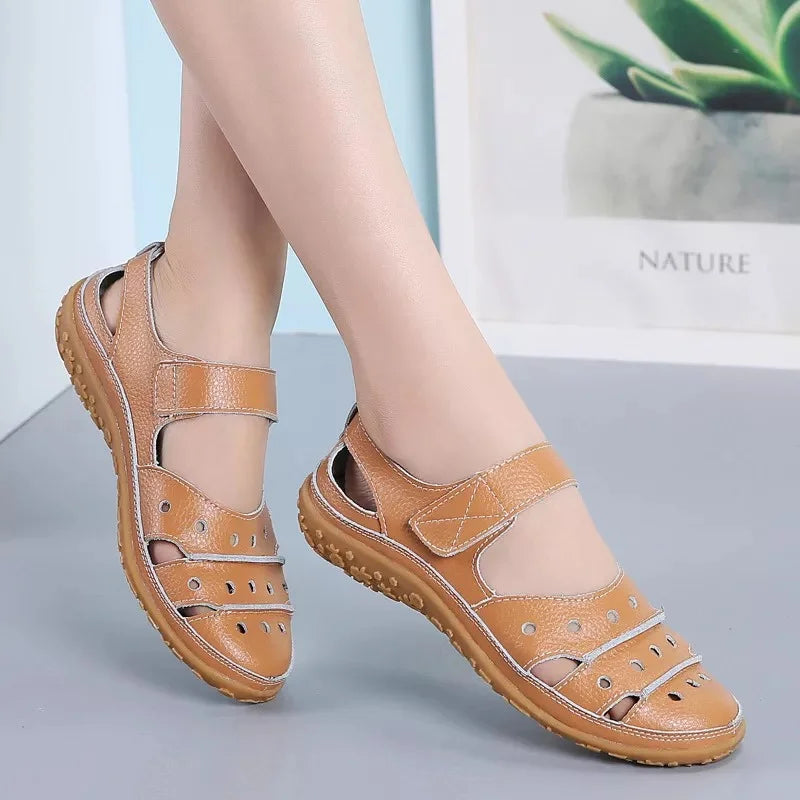 Valenzora | Orthopedic spring sandals with Velcro closure