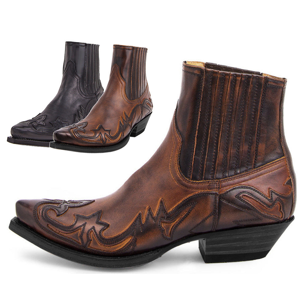 Valenzora | Leather cowboy boots