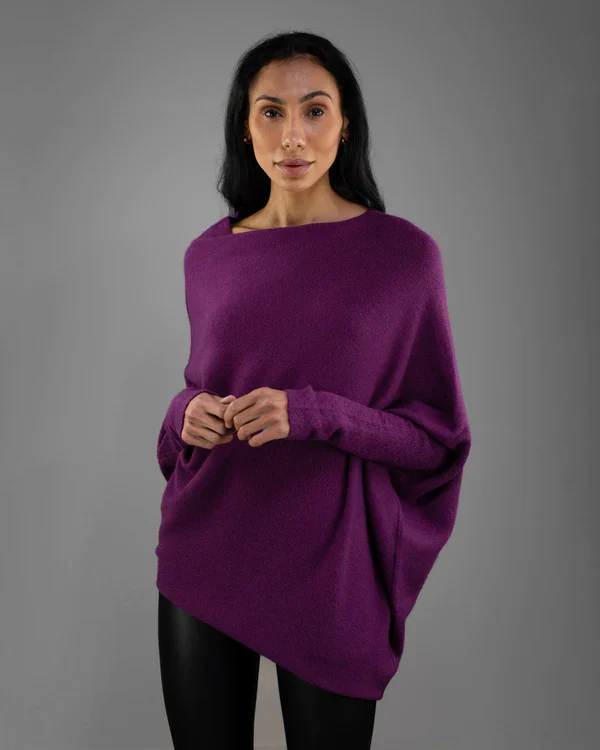 Mariemi™ - Asymmetrically Draped Sweater