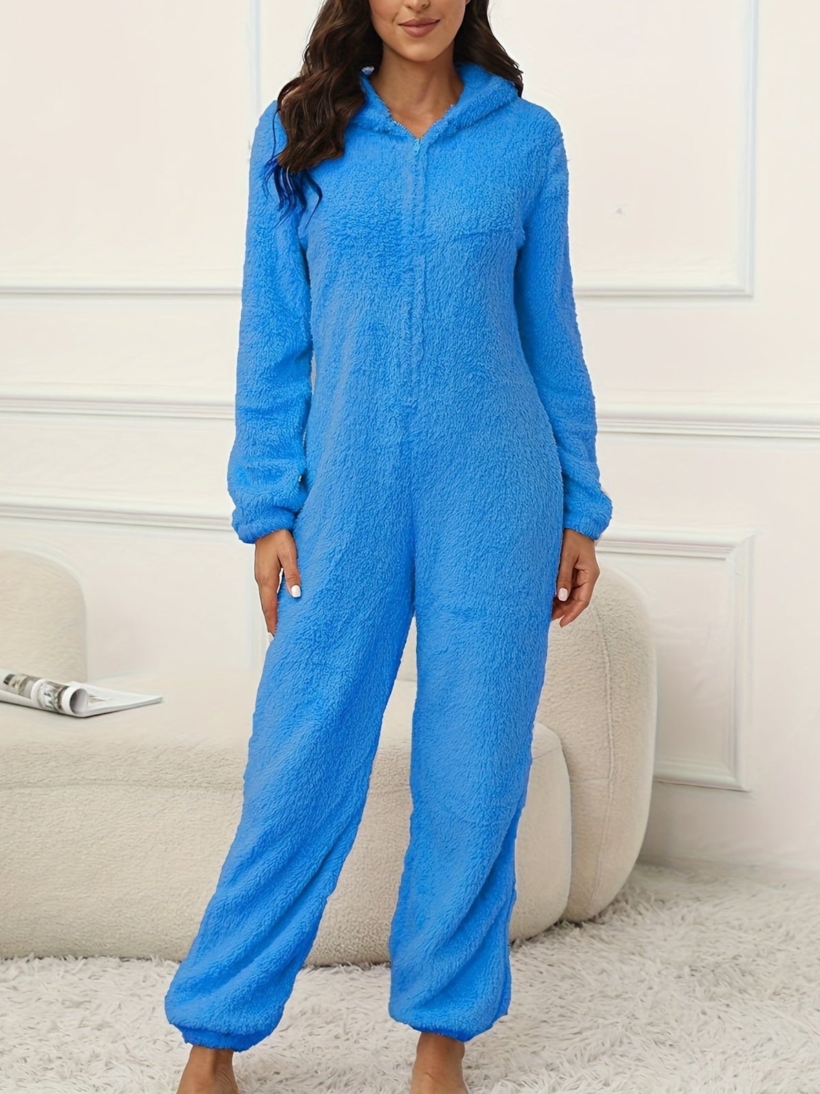 Valenzora | Hooded Lounge Jumpsuit For Stylish Winter Comfort For Women
