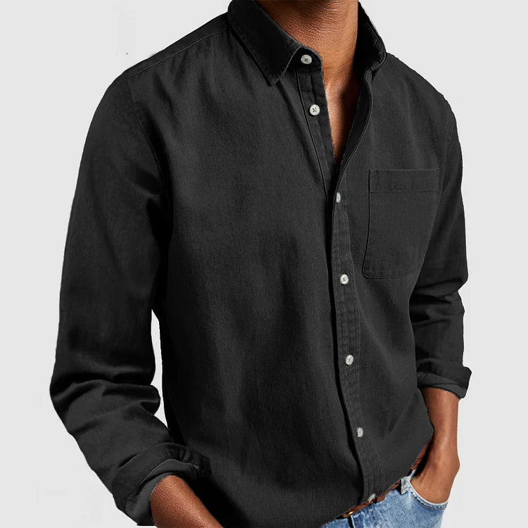Valenzora | A comfortable long-sleeved shirt with a collar