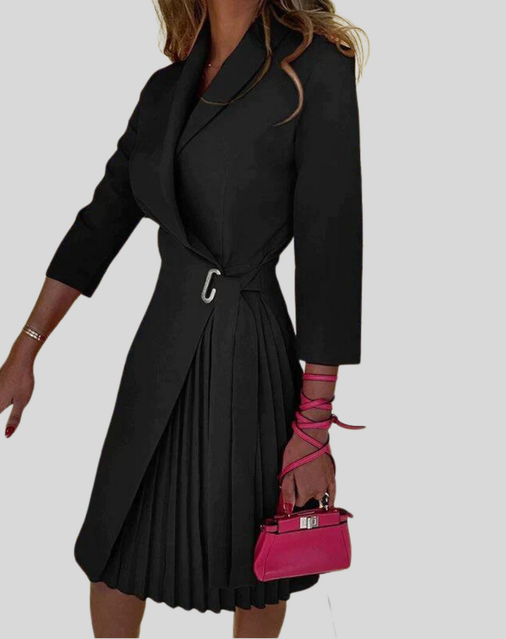 Valenzora | Polka Dot Blazer Dress
