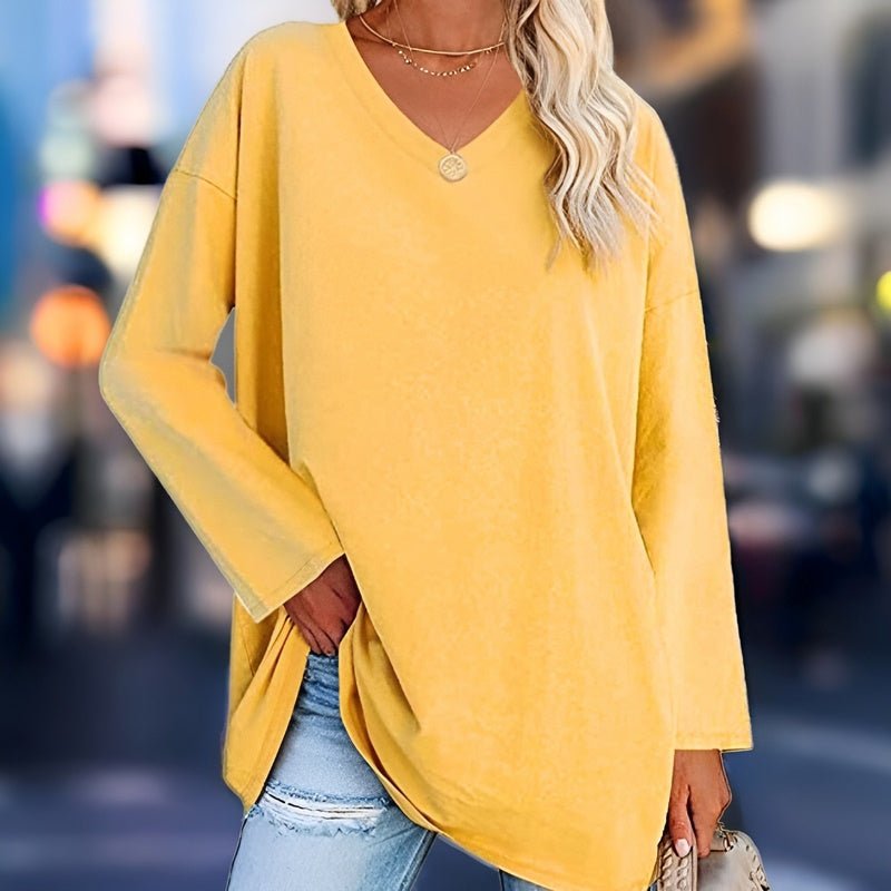 Valenzora | Oversize V-Pullover für Damen