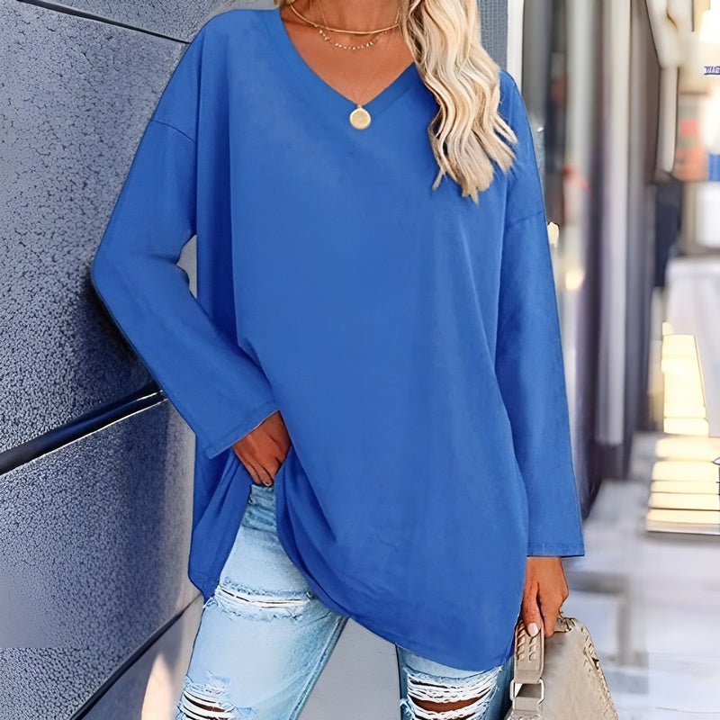 Valenzora | Oversize V-Pullover für Damen