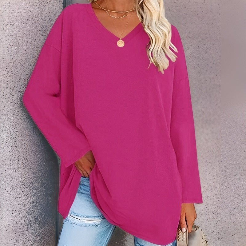 Valenzora | Oversize V-Pullover für Damen