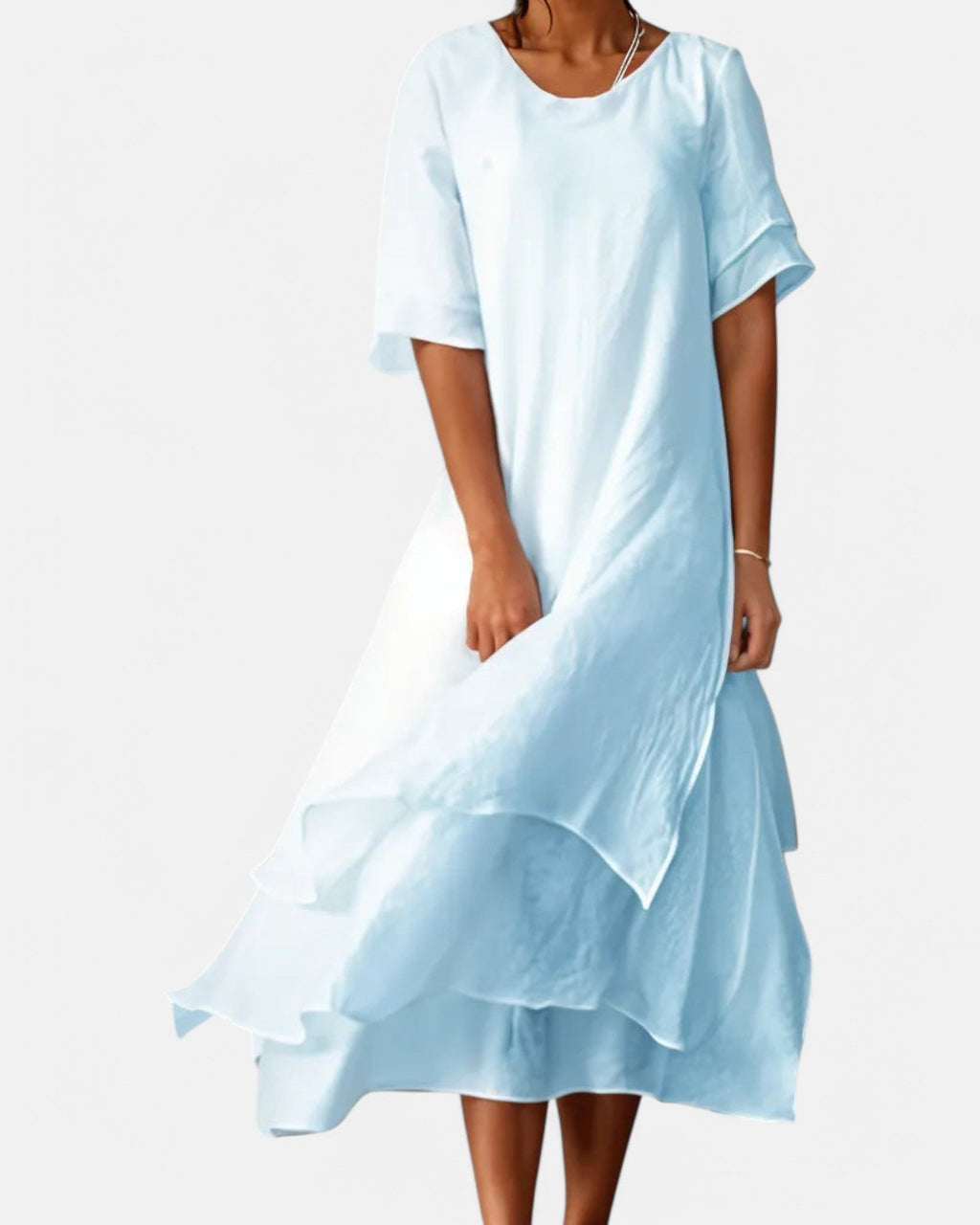Valenzora | Lightweight cotton summer dress for elegant appearances