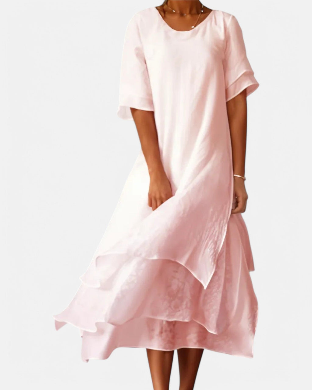 Valenzora | Lightweight cotton summer dress for elegant appearances