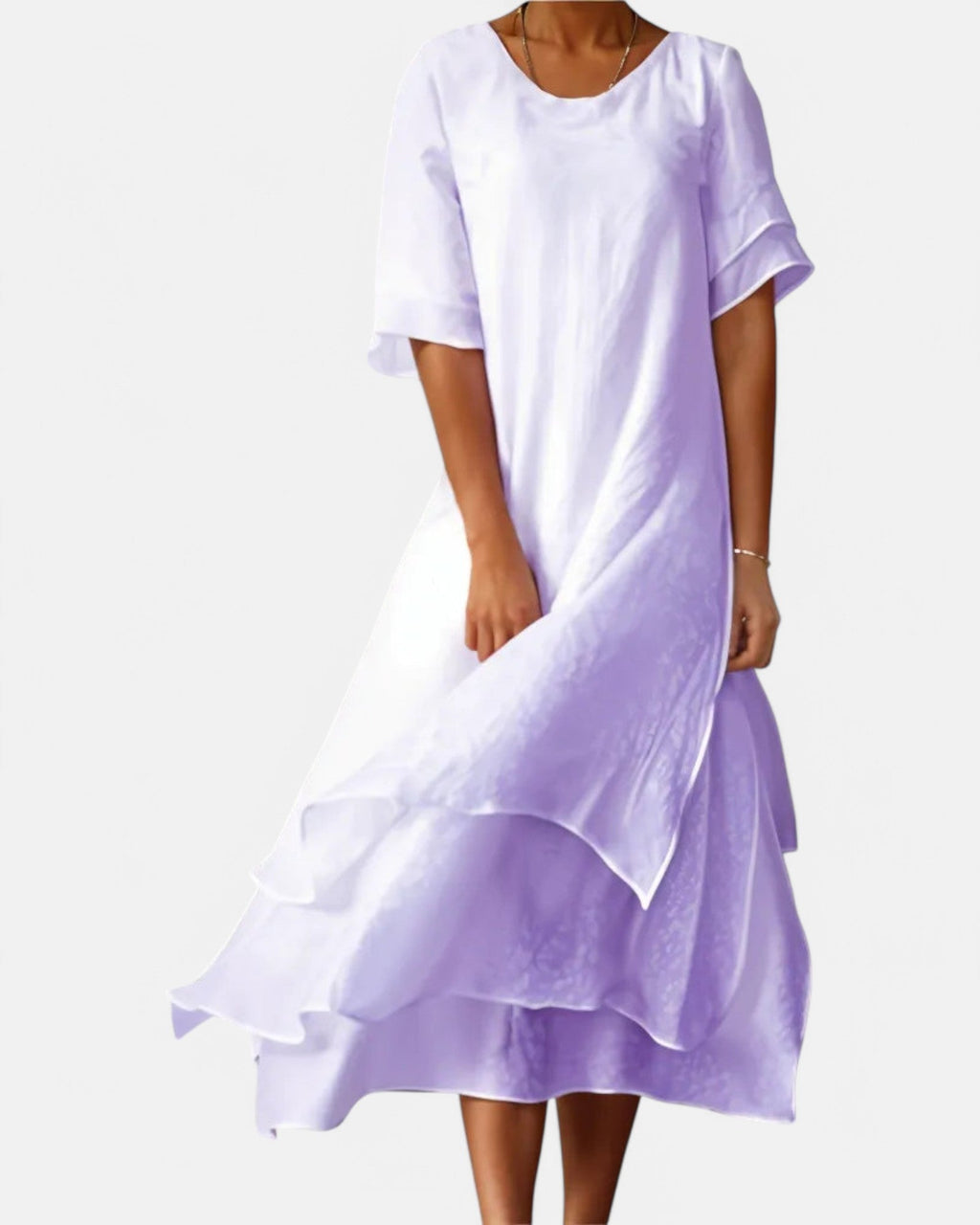 Valenzora | Lightweight cotton summer dress for elegant appearances