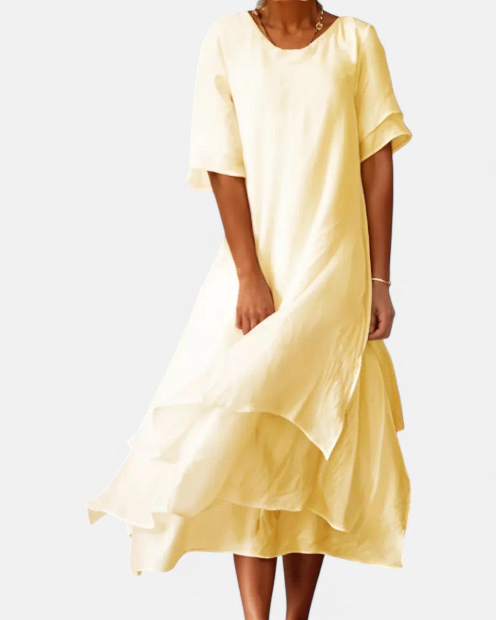 Valenzora | Lightweight cotton summer dress for elegant appearances