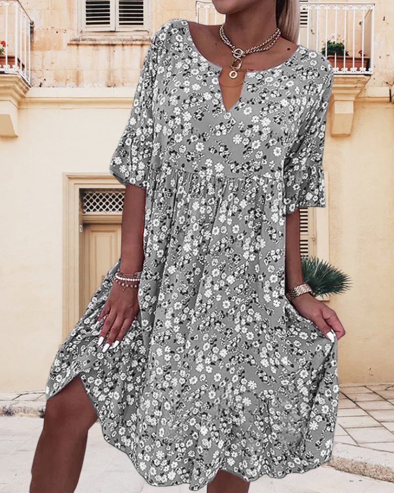 Valenzora | Women's Floral Dress: Feminine, Flowing & Versatile