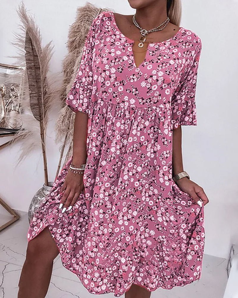 Valenzora | Women's Floral Dress: Feminine, Flowing & Versatile