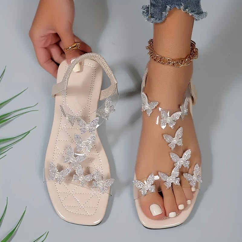 Valenzora | Sparkling rhinestone sandals