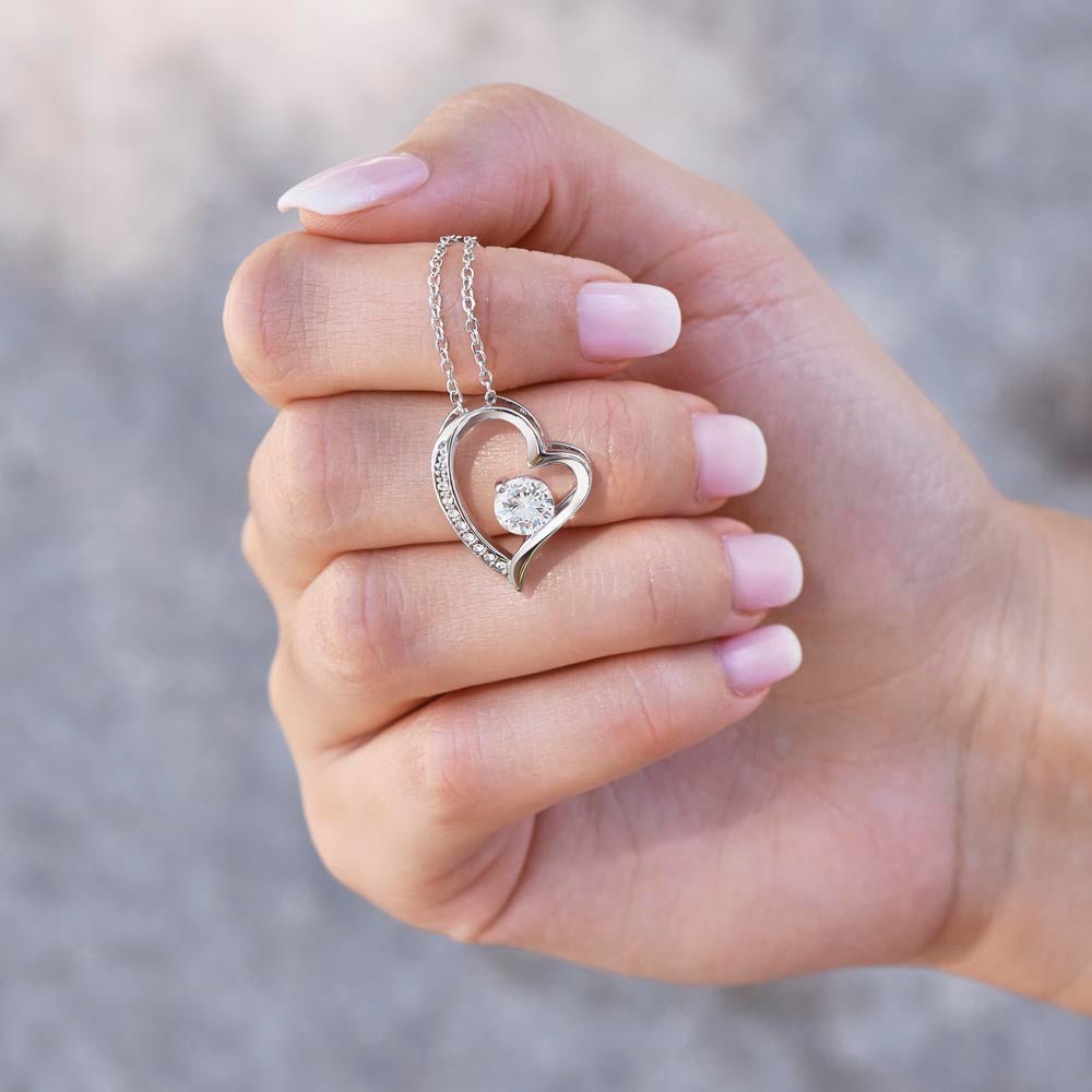 Valenzora | Women's Heart Pendant in White and Yellow Gold