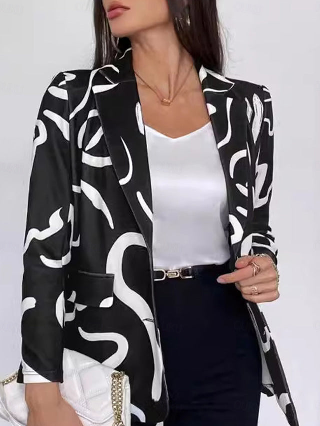 Valenzora | Stylische Damenblazer mit Print