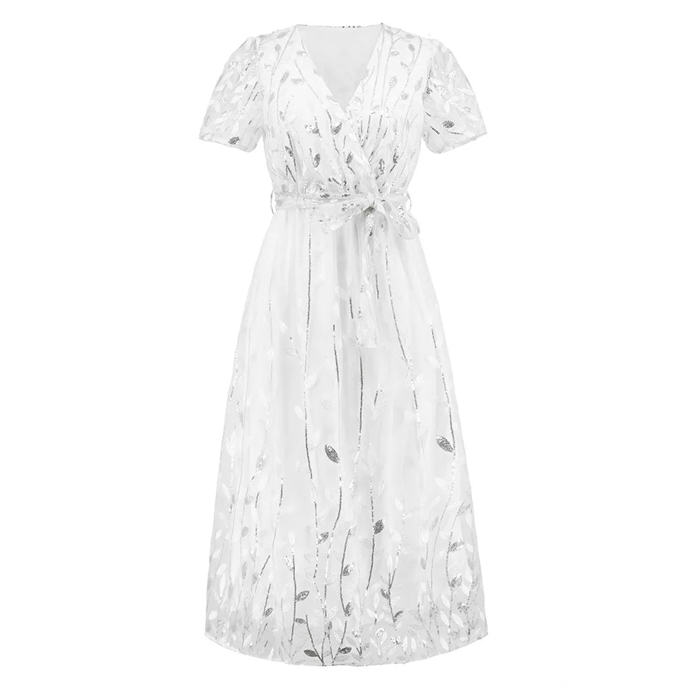 Valenzora - Midi dress with sequins