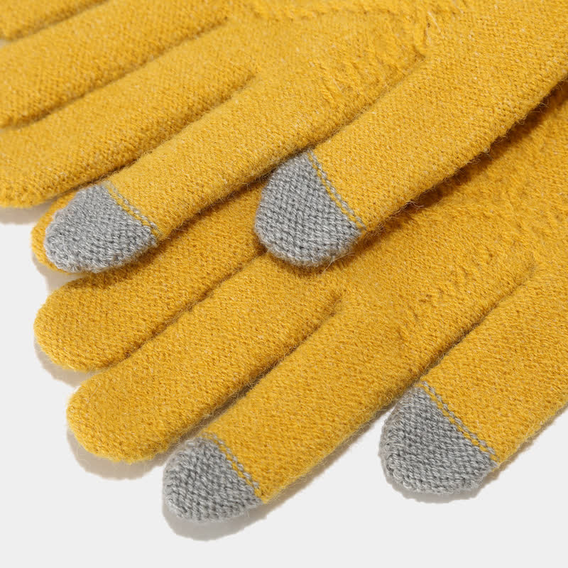 Valenzora | 3-piece knitted accessory set - stylish women's hat, scarf and gloves