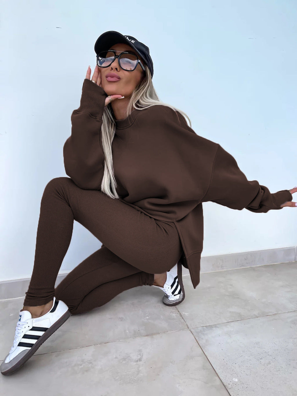 Valenzora | Damen Anzug im Relaxed-Stil mit langen Ärmeln – Winter-Set