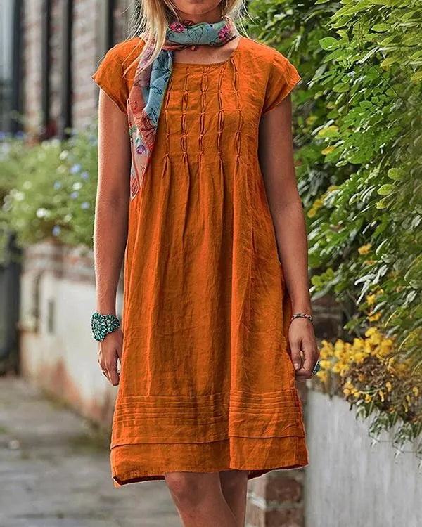 Valenzora | Vintage and casual women's dresses made of sturdy linen