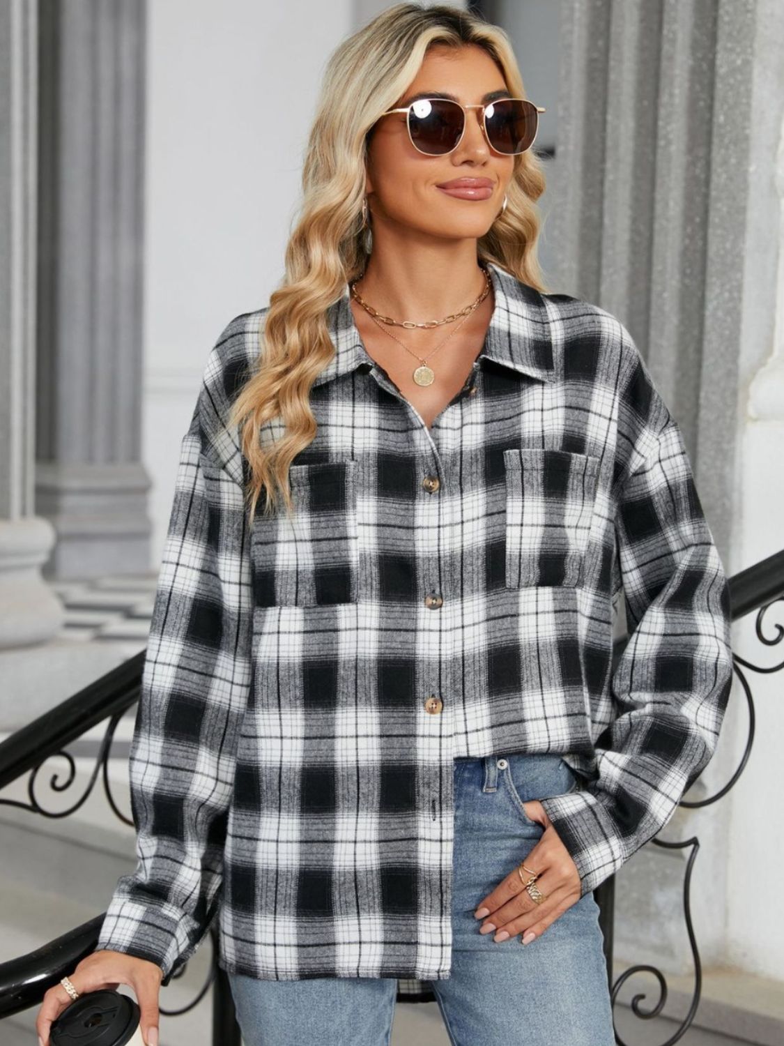 Valenzora | Checkered shirt for women