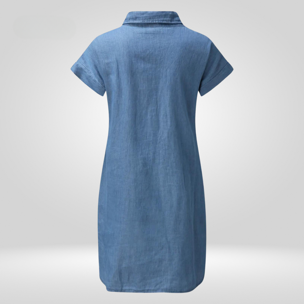 Valenzora | Elegant Denim Dress