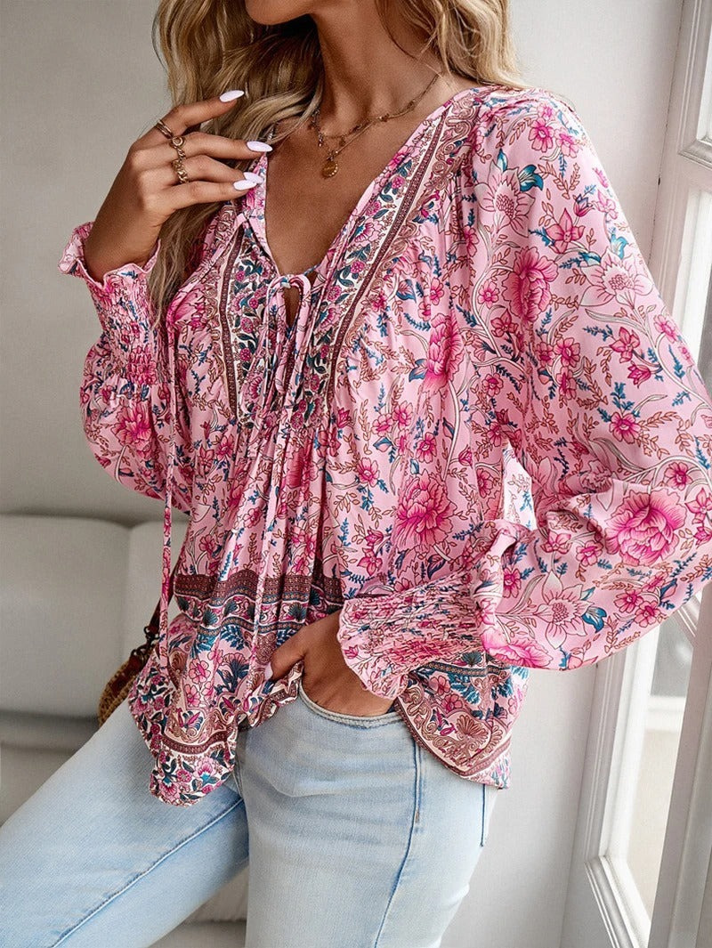 Valenzora | Elegantes Blumentop für Damen