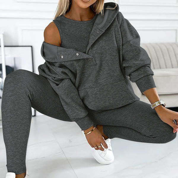 Valenzora | 3-teiliges Damen-Sportset für Herbst und Winter