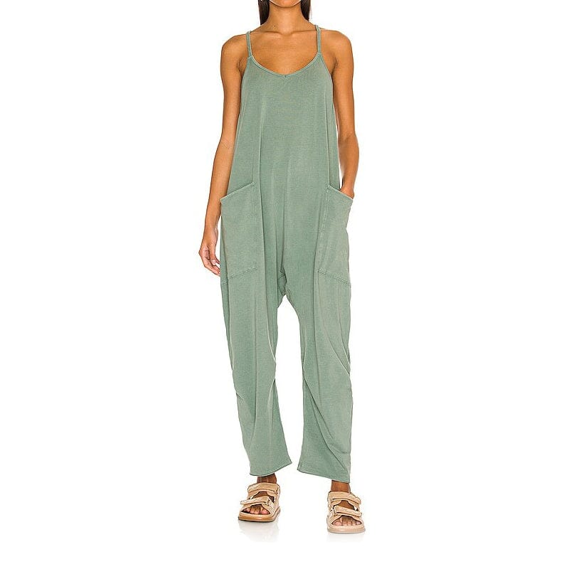 Valenzora | Loose Wide Leg Sleeveless Jumpsuit for Women