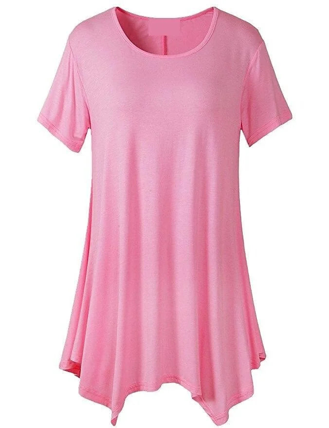 Valenzora | Summery loose fit T-shirt with short sleeves