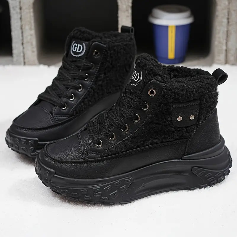 Valenzora – Waterproof plush ankle boots