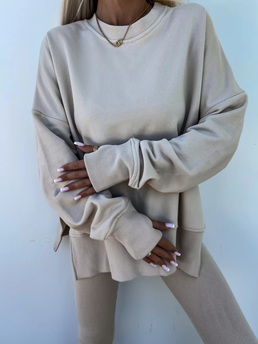 Valenzora | Damen Anzug im Relaxed-Stil mit langen Ärmeln – Winter-Set