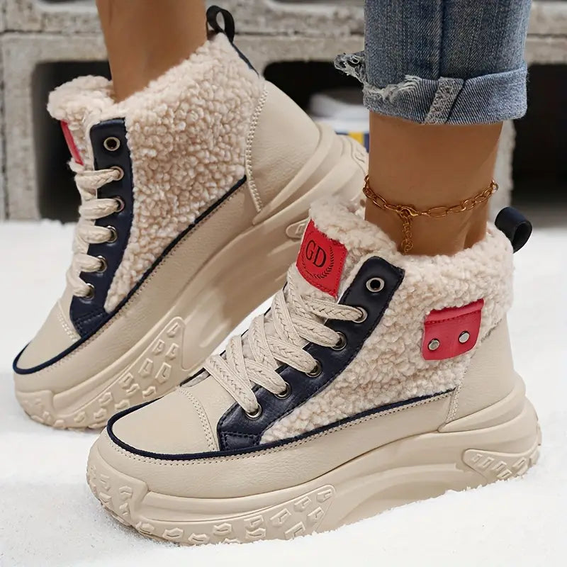 Valenzora – Waterproof plush ankle boots