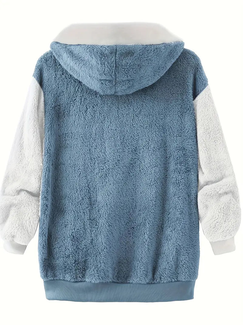 Cozy, stylish jacket with zipper