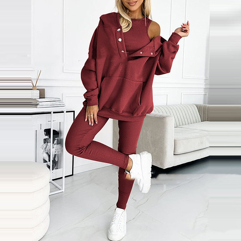Valenzora | 3-teiliges Damen-Sportset für Herbst und Winter