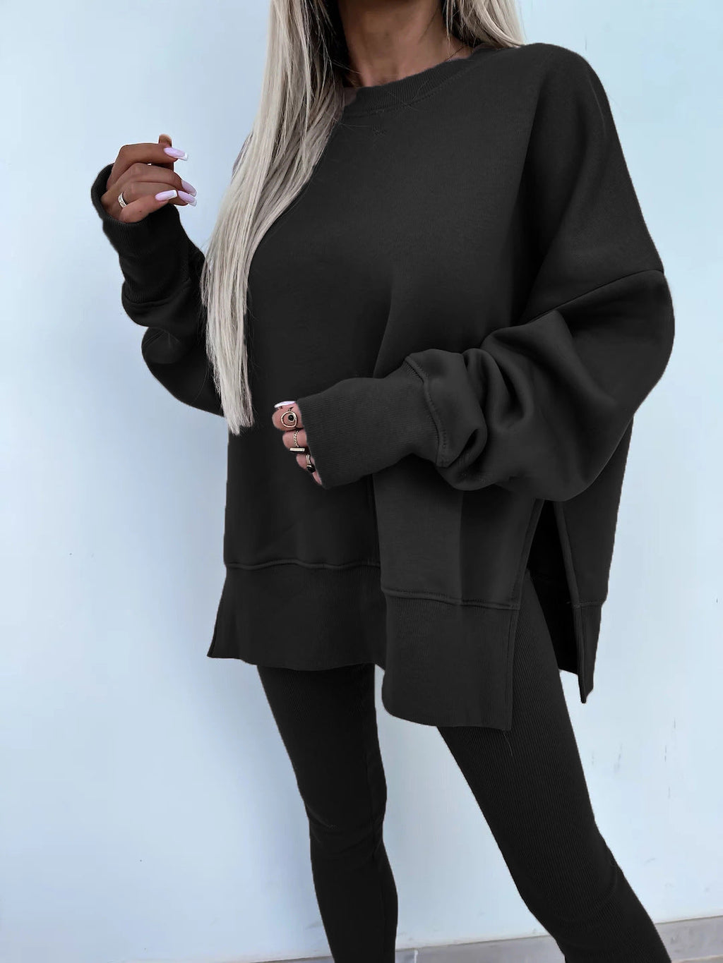 Valenzora | Damen Anzug im Relaxed-Stil mit langen Ärmeln – Winter-Set