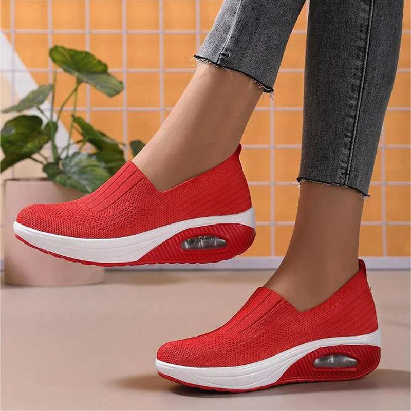 Valenzora | Breathable Slip-on Sneakers with Ergonomic Sole for Women
