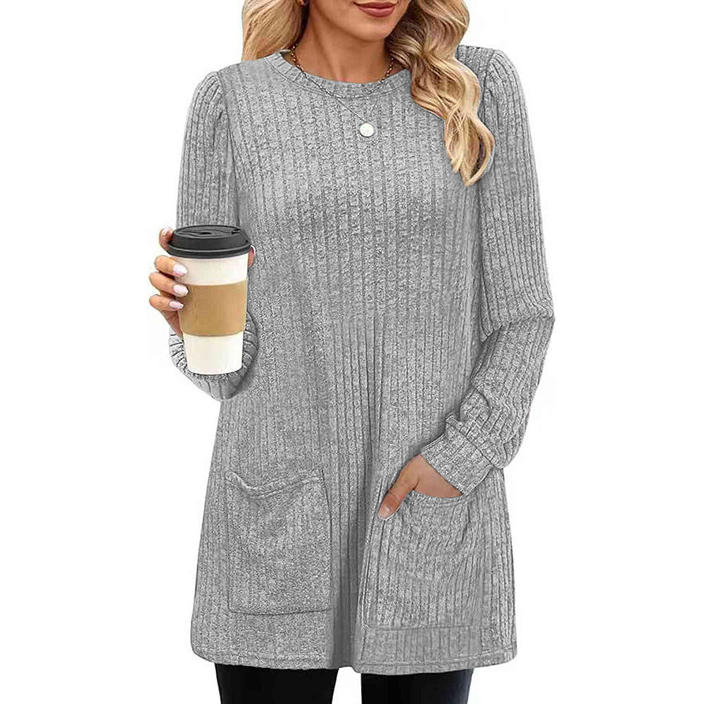 Valenzora | Autumn and Winter new mid-length sweater dress for women
