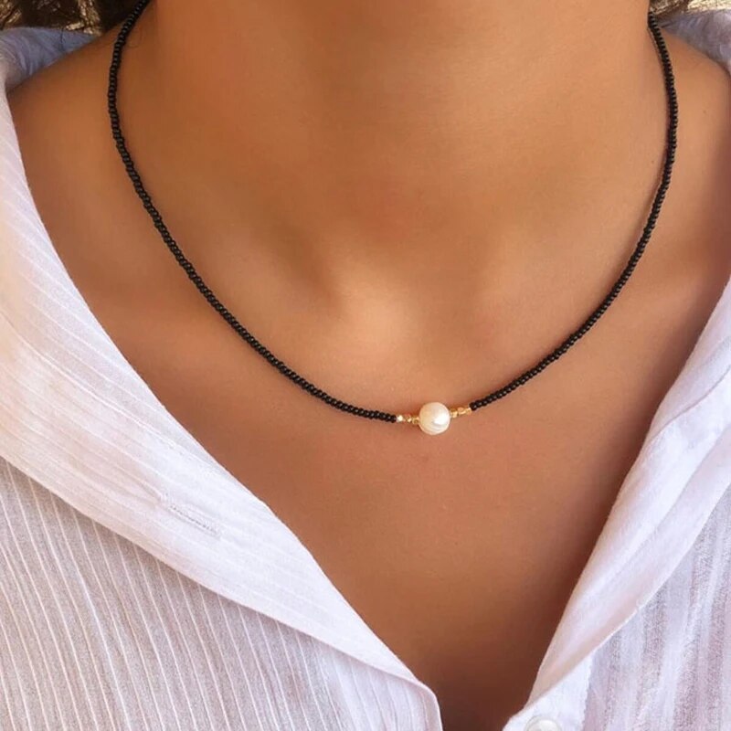 Valenzora | Necklace with Natural Pearls