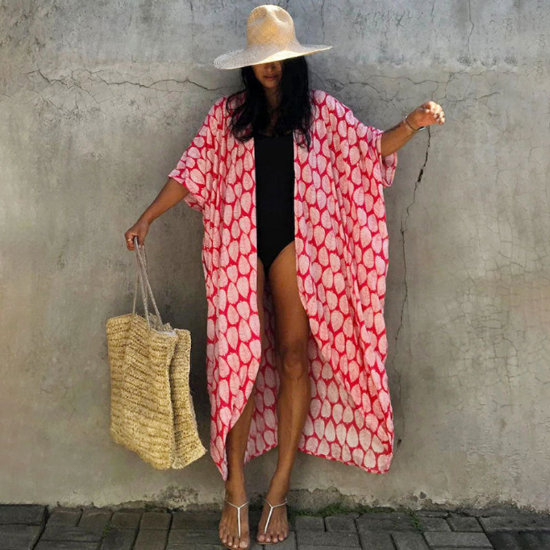 Valenzora | Glamouröses Strandkleid mit Sonnenschutz als Überwurf