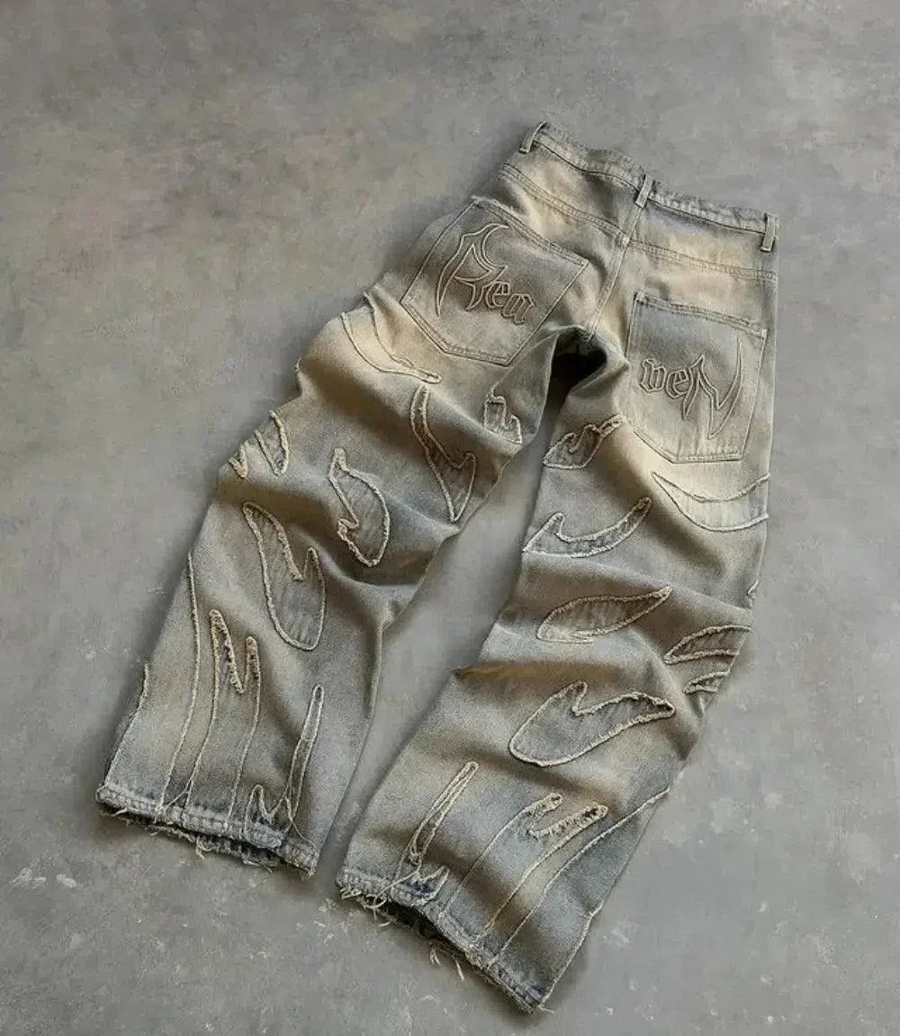 Valenzora | Retro Baggy Jeans In Streetwear Style