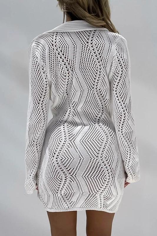 Valenzora | Wii throw with button placket