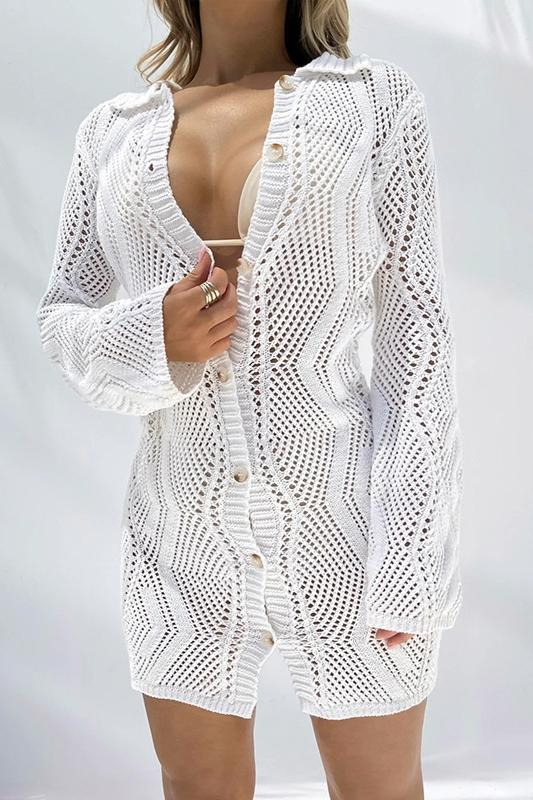 Valenzora | Wii throw with button placket