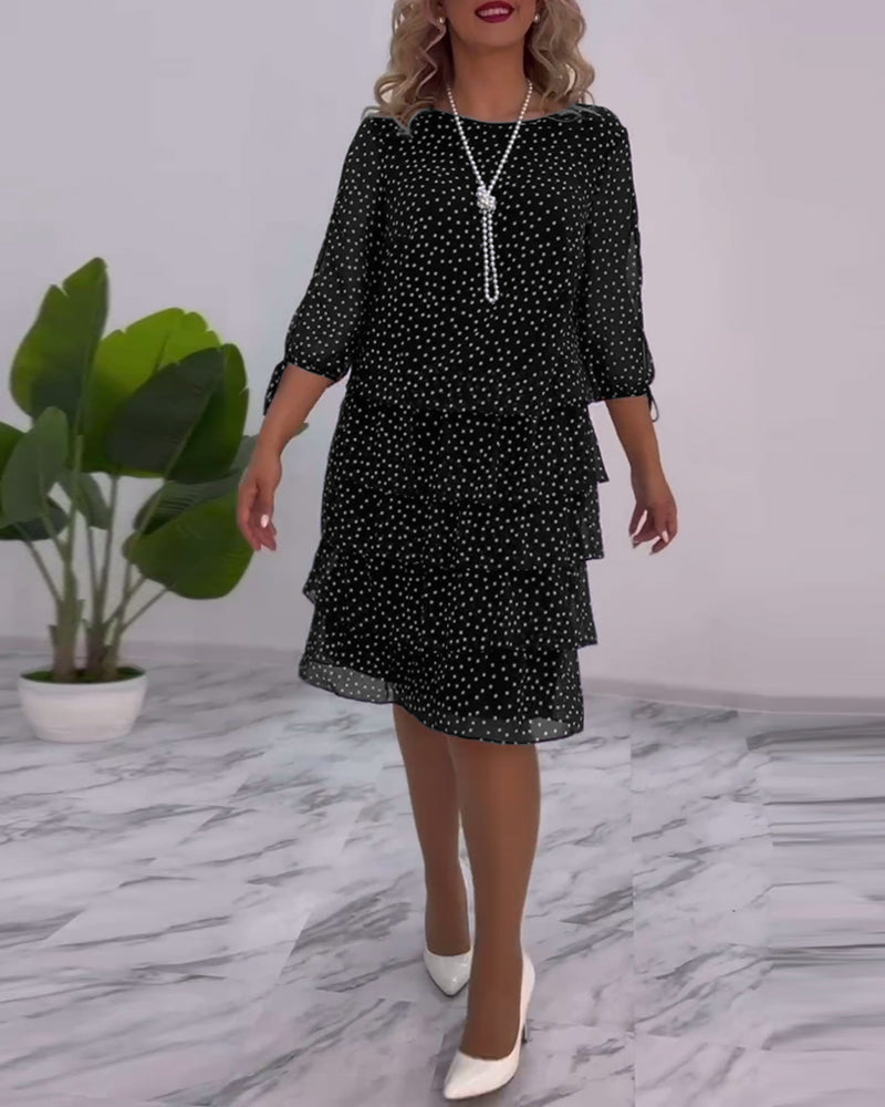Valenzora | Stylish autumn dress with elegance