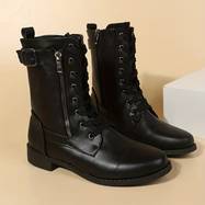 Valenzora - Ankle boot with zipper and lace