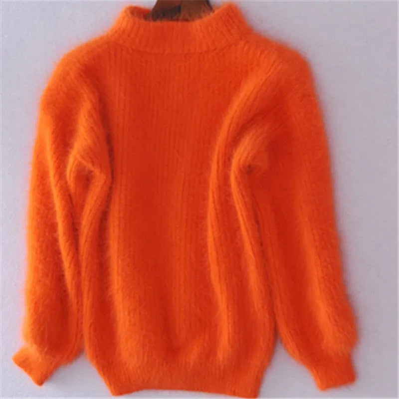 Valenzora | Locker gestrickter Damenpullover, einfarbig