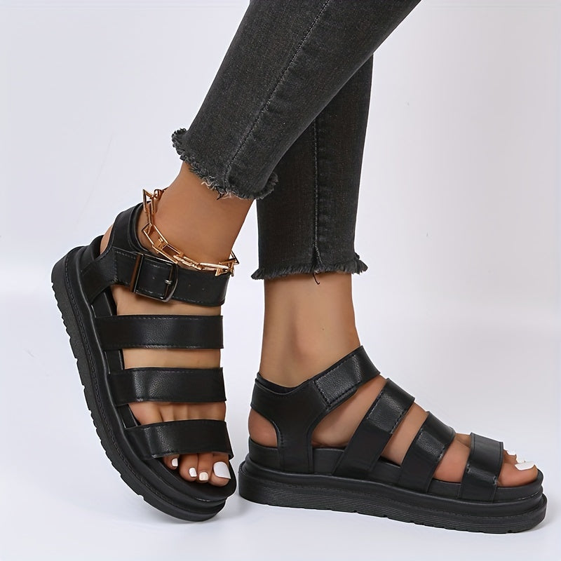Valenzora | Sandals with buckle straps