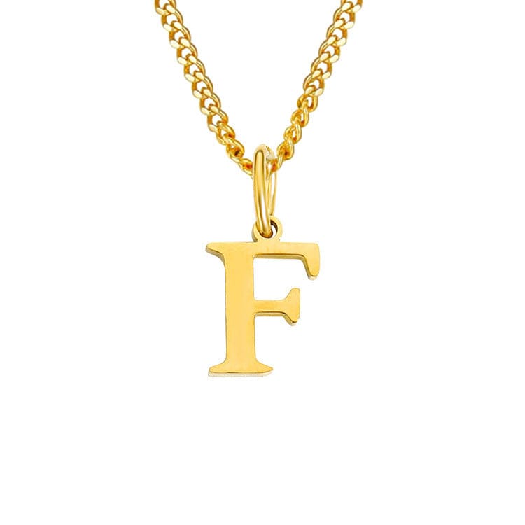 Valenzora | Letters All Match 14k Stainless Steel Necklace