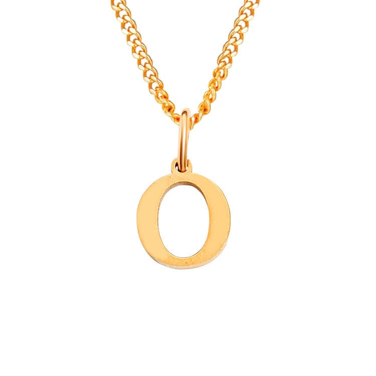 Valenzora | Letters All Match 14k Stainless Steel Necklace