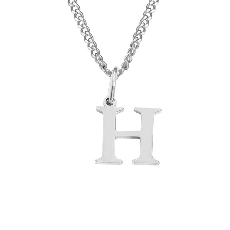 Valenzora | Letters All Match 14k Stainless Steel Necklace