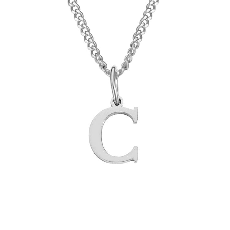 Valenzora | Letters All Match 14k Stainless Steel Necklace