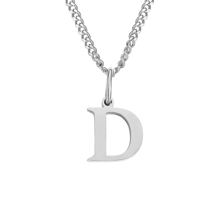 Valenzora | Letters All Match 14k Stainless Steel Necklace